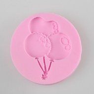 Y&amp;XL&amp;H Balloon Shaped Fondant Cake Chocolate Silicone Mold, Decoration Tools Bakeware