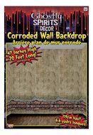 Forum Novelties Ghostly Spirits Decor Corroded Wall Backdrop, Multicolored