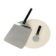 Mr. Bar B Q 15-inch Grill Stone 3-piece Pizza Set This Pizza Tools Set Is Designed To Work With Gas Grills And...
