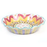 Mackenzie-Childs Roost Pie Plate