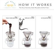 Reusable Pour Over Coffee Filter with Upgraded Cup Stand, Handle, and Stainless Steel - Portable Paperless Drip... N2