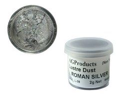 Roman Silver Luster Dust by AG Products ( 2 Grams)