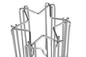 Meelio Metal Rotative Nespresso Coffee Pod Holder for 36 Nespresso Pods,Carousel Standing Storage Organizer,Silver... N5