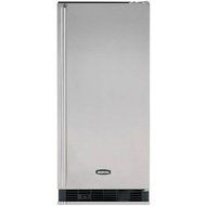Clear Ice Maker Cabinet Finish: Black, Door Finish: Black Overlay Door, Hinge: Right