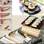Hanpearl Pack of 11 DIY Sushi Maker Rice Mold Kitchen Sushi Making Tool Set N2