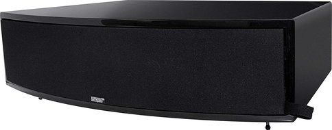 Earthquake Sound Titan Theia Curved Cabinet Center Channel Speaker, Single - Piano Black N2