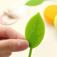 Random Color 1Pc Food Grade Silicone Drinker Teapot Teacup Herb Tea Strainer Filter Infuser Lemon Bag N9