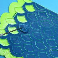 Scalloped Lattice Onlay Mold by Marvelous Molds