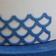 Scalloped Lattice Onlay Mold by Marvelous Molds N2