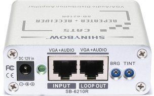 Shinybow VGA/AUDIO Receiver w/Cat5 Loop Out N2