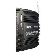 Mini Amplifier, ELEGIANT 2 x 40W 2.1-Channel Amplifier Support USB Bluetooth with 12V Power Adapter for Home Car... N4