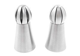 Pridebit Russian Piping Tips Cake/Cupcake Decorating Tips 23 Extra Large Stainless Steel Icing Nozzles 2 Sphere... N5