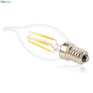 ELINKUME 2W Candelabra LED Bulbs, 20W Light Bulbs Equivalent, LED Warm White 2700K Chandelier LED Bulb, E12 Candelabra... N19