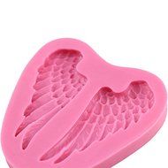 Everyshine DIY Liquid Silicone Cake Decoration Mold Angel Wings Shape Chocolate Fondant Mold N2
