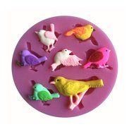 LYNCH All Kinds Of Birds Shapes Soap Mold Silicone Mold Handmade DIY Tools,pink