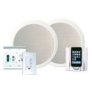 Complete One Room Audio System Dock Amp And Speakers-2pack