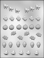 CK Products 3/4-Inch Halloween Lay-ons Chocolate Mold