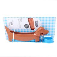 Dachshund Shaped Hot Dog Cutter: Kids Food Slicing Device,color Blue N3