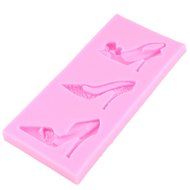 Mujiang Silicone Chocolate Mold High-heel Candy Making Kit Fondant Shoe Molds