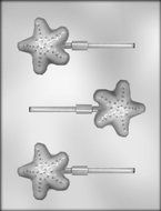 CK Products 2-1/2-Inch Starfish Sucker Chocolate Mold