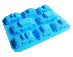 Yunko 8 Cavity CAR Shape Silicone Birthday Holiday Cake Pan Cake Mould for Muffins, Cupcakes, Jello, Desserts,... N2