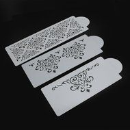 GogoForward 3Pcs Lace Flower Cake Fondant Stencil Cake Decorating Moulds N3