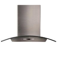 CAVALIERE 30" Island Mounted Stainless Steel / Glass Kitchen Range Hood 900 CFM SV218D-I30