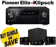 Pioneer VSX-831 5.2-Channel AV Receiver with Built-In Bluetooth and Wi-Fi + Klipsch HDT-600 Home Theater System...