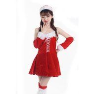Christmas Costume Fancy Dress ,BeautyVan New Women Santa Claus Holiday Costume Cosplay Girls Xmas Outfit Fancy... N5