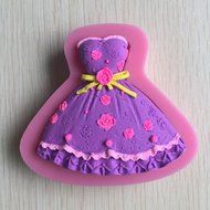 Anyana 3D Lady Princess Dress Wedding Silicone Fondant Mold Cake Decorating Pastry Gum Pastry Tool Kitchen Tool... N8