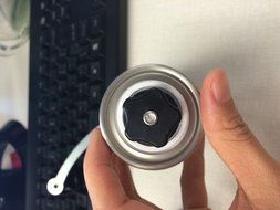Coffee Grinder with Hand Crank | Manual Coffee Grinder. Hand Coffee Grinder With Free Coffee Grinder Brush + Bag... N5