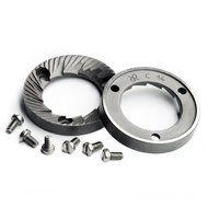 Rancilio Grinder Burr &amp; Screw Replacement Set for Rocky &amp; MD40 Espresso Grinders - Genuine OEM Racilio Parts