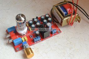 New Tube 6N3 Buffer Audio Preamplifier Pre-AMP Board 10W + AC12V Power Adapter