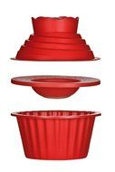 Jumbo Cupcakes Bake Set - 25x Bigger Than a Big Cupcake! - Also Includes Cupcake Recipe Book N9