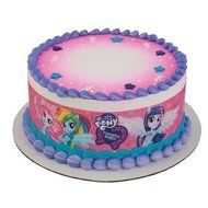 MLP Equestria Girls Strips Licensed Edible Cake Topper #58192