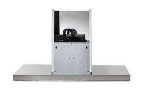 Ancona Rectangle Front Dip Stainless Steel 600 CFM Wall Mount Range Hood, 30-Inch