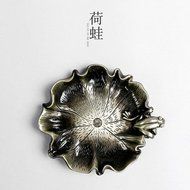 CCWY Creative coasters metal cup tea wholesale bronze mat, Cu and Fe insulation pad tea saucer tea accessories... N6
