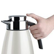 Emsa Vacuum Jug "Bell" Qt 33.81 fl. oz., Cream/White Metallic N2