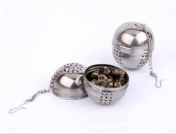 Autohome Tea Infuser Stainless Steel Strainer &amp; Steeper 2 Pack - Heart-shaped Chain N16