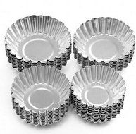 10Pcs Cake Aluminium Alloy Mould Baking Cupcake Egg Tart Mold by Lovestore2555 N4