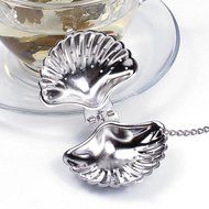1x Stainless Steel Loose Leaf Tea Strainer Herbal Infuser Spice Strainer Mesh Filter Ball with Handle or Hook... N2