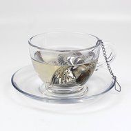 1x Stainless Steel Loose Leaf Tea Strainer Herbal Infuser Spice Strainer Mesh Filter Ball with Handle or Hook... N3