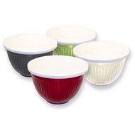 Natural Home Moboo Ribbed Bowls with Lids