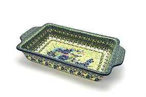 Polish Pottery Baker - Rectangular Brownie Pan - Unikat Signature - U4419
