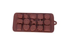 Juvale Silicone Dinosaur Chocolate Hard Candy Mold Set Heat Resistant - 4 Piece Set 8 x 4.25 x .5 inches. N2