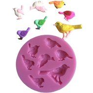 LYNCH All Kinds Of Birds Shapes Soap Mold Silicone Mold Handmade DIY Tools,pink N3