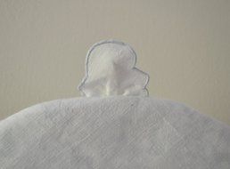 Large Up-cycled Insulated Artisanal Tea Cozy - Vintage Hand Embroidery - One of a Kind - White Blue and Gray N3