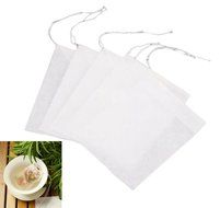 SHZONS 100pcs/Pack Disposable Tea Filter Bags,Heat Seal Filter Paper Tea Bags Infuser with Drawstring for Loose... N7