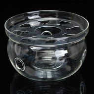 KINGSO Glass Teapot Warmer Heating Base Clear 126*76mm N6