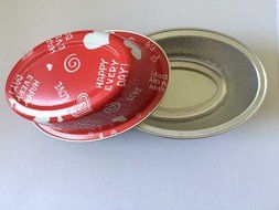KEISEN 3 2/5&quot; mini Disposable Aluminum Foil Cups 150ml for Muffin Cupcake Baking Bake Utility Ramekin Cup 100/... N6